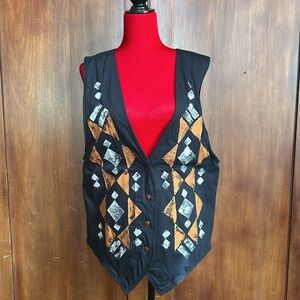 Hand-Painted Lucky Vest L